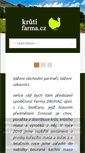Mobile Screenshot of krutifarma.cz